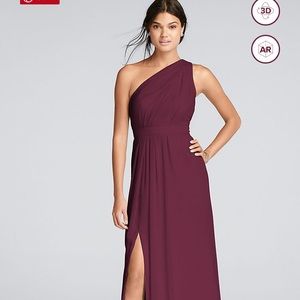David’s Bridal Bridesmaid Dress Wine